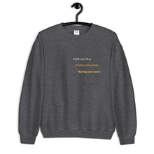 Load image into Gallery viewer, Faith over Fear Unisex Sweatshirt