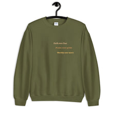 Load image into Gallery viewer, Faith over Fear Unisex Sweatshirt