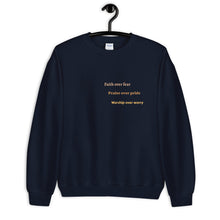 Load image into Gallery viewer, Faith over Fear Unisex Sweatshirt