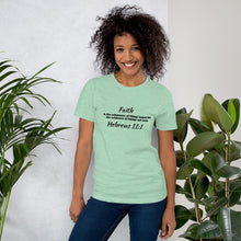 Load image into Gallery viewer, Faith Hebrews 11:1 Short-Sleeve Unisex T-Shirt
