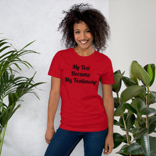 Load image into Gallery viewer, My Testimony Short-Sleeve Unisex T-Shirt