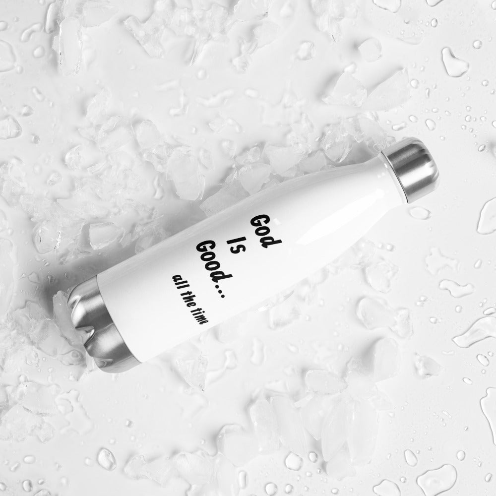 God Is Good Stainless Steel Water Bottle