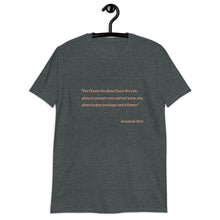 Load image into Gallery viewer, Plans To Prosper Short-Sleeve Unisex T-Shirt
