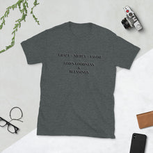 Load image into Gallery viewer, Grace, Mercy. Favor Short-Sleeve Unisex T-Shirt
