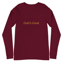 Load image into Gallery viewer, God Is Good Unisex Long Sleeve Tee
