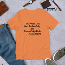 Load image into Gallery viewer, Fearfully and Wonderfully Made Short-Sleeve Unisex T-Shirt
