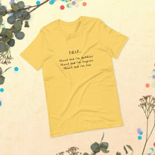 Load image into Gallery viewer, T.G.I.F. Unisex t-shirt
