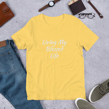 Load image into Gallery viewer, Living My Blessed Life Unisex t-shirt
